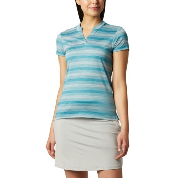 Columbia Polo Dames, Omni-Wick Chatter Blauw, 14ICWQUAL